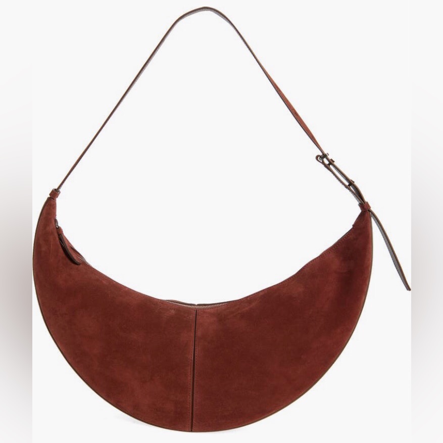 Nwt $1290 Proenza Schouler Slide Suede Hobo Bag In Rust!